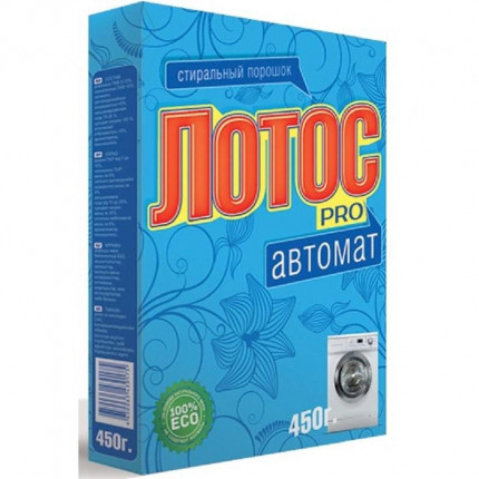 Стиральный порошок ЛОТОС автомат 450 г 1/24