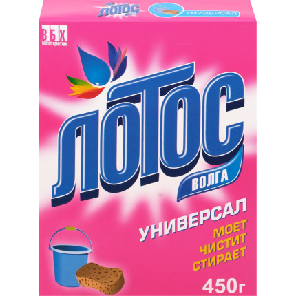 Стиральный порошок Лотос-универсал 450 гр 1уп/24