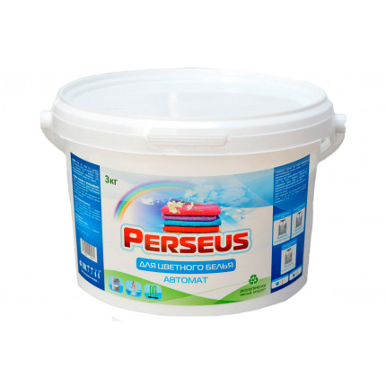 Стиральный порошок PERSEUS для белого белья автомат 3кг ведро