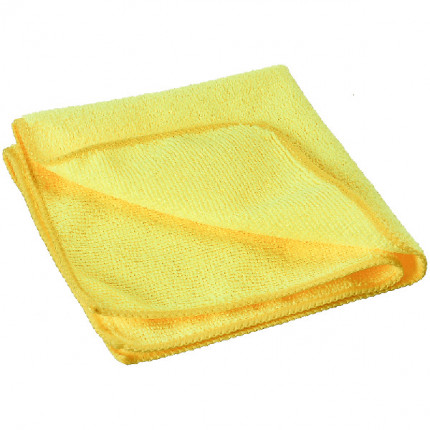 Салфетка из микрофибры 70*80см 220г желтый 1/50