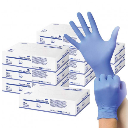 Peha-soft nitrile white размер L перчатки диагностические нитриловые без пудры 100 шт  9422182