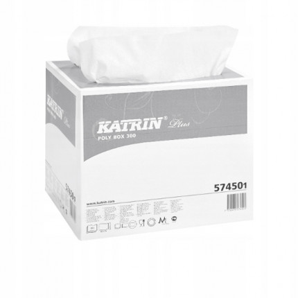 Katrin Plus Poly Box 300 нетканые салфетки 
