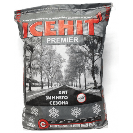Противогололедный материал (реагент) ICEHIT Blank -20°C 25кг