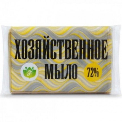 Мыло хозяйственное 72% ФЛОРА в/об 200г 1/60шт