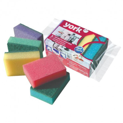 Губка для посуды York Maksi 5шт