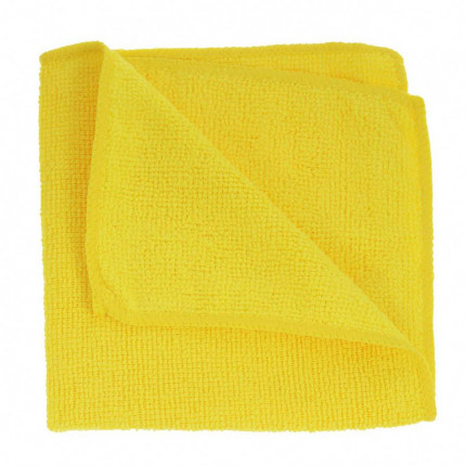 Салфетка из микрофибры 50*60см 220гр желтая 1/100