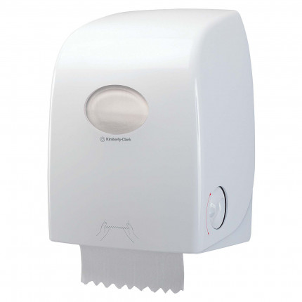 Диспенсер д/полотенец в рулонах Kimberly Clark Aquarius No Touch белый