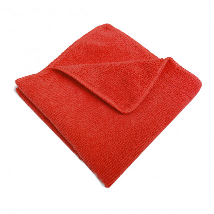 Салфетка из микрофибры 50*60см 220гр красная 1/100