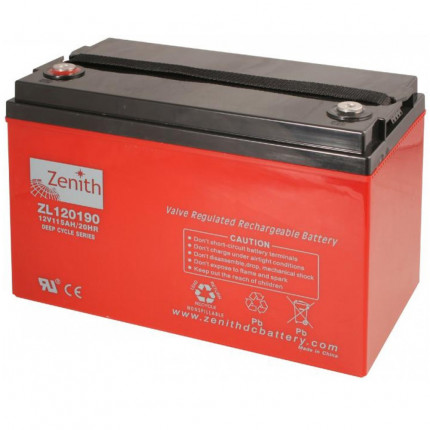 Аккумуляторная батарея Zenith 12V 115AH/20HR
