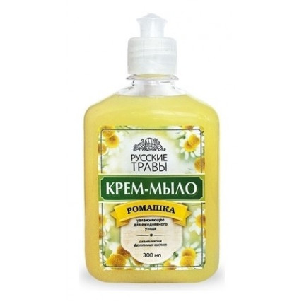 АМС Медиа Русские травы Крем-мыло туалетное жидкое с дозатором пуш-пул 300 мл
