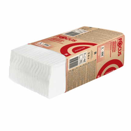 Полотенца в пачке Focus Extra Z-сл 2сл 200л 24х21.5 1/20  УПАК