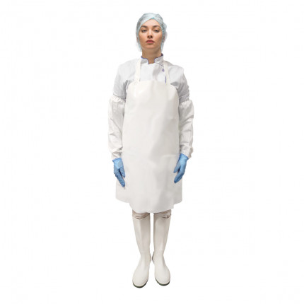 Haccper Фартук полиуретановый Uretex HARDSHORT 710х890 мм 300мкм белый 20 шт/упак