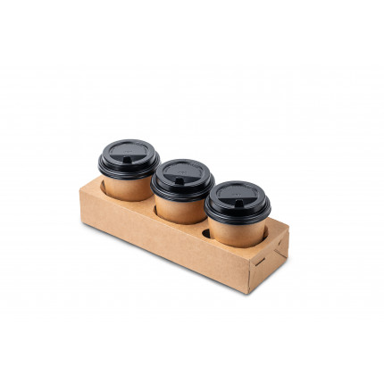Держатель для стаканов OSQ CUPHOLDER triple 263x90x50 (300 штук в коробе)