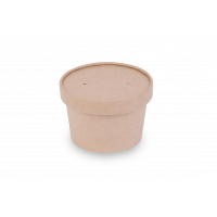 OSQ Round Bowl kraft lid
