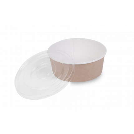 Крышка OSQ Round Bowl dome lid 150/154х38 (270 штук в коробе)