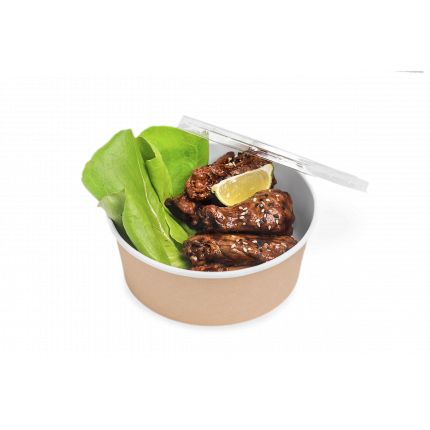 Круглый контейнер OSQ Round Bowl 750 128/148x60 (270 штук в коробе)