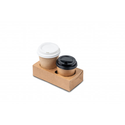 Держатель для стаканов OSQ CUPHOLDER double 180x90x50 (450 штук в коробе)