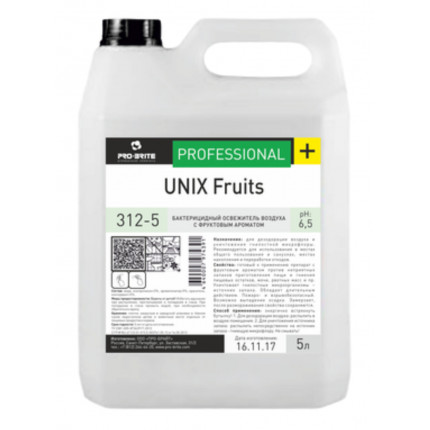 Unix Fruits жидкий освежитель воздуха с дезинфицирующим эффектом и фруктовым ароматом 5 л