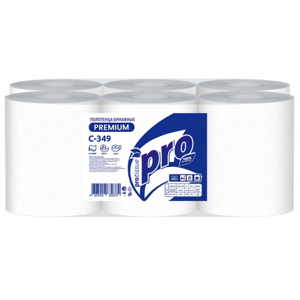 Полотенца в рулоне PRO Premium 2-сл 150л кор/6рул