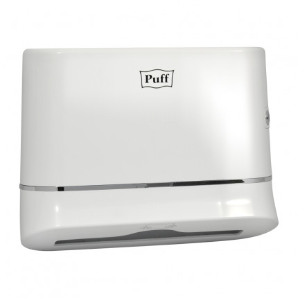  Диспенсер бумажных полотенец Puff-5135 белый ABS-пластик