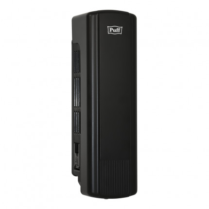 Дозатор для мыла Puff-8110Bl 350 мл черный  ABS-пластик
