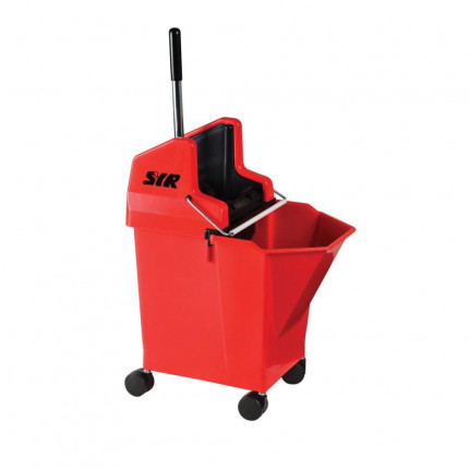 Ведро на колесах SYR Ladybug 20 л красное