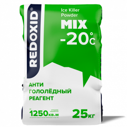  Ice Killer Powder Mix (Айс Киллер Паудер Микс) 25кг, Антигололёдный реагент