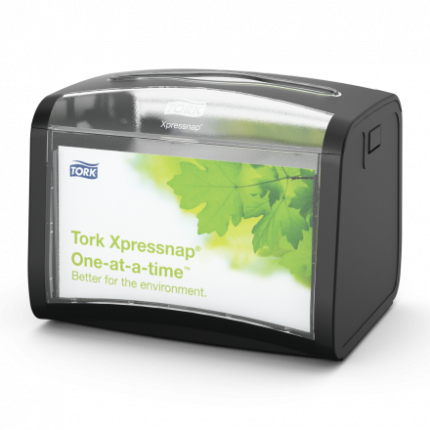 Tork Xpressnap диспенсер настольный черный
