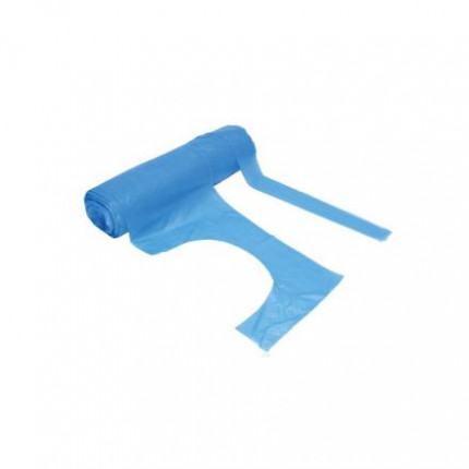 Haccper Фартук Polytex одноразовый в рулоне, 140х75 см, 80 мкм, голубой 20 штук в рулоне 120 штук в коробе