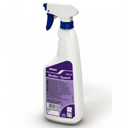 Ecolab Sirafan Speed спиртосодержащее дезинфицирующее средство для поверхностей 750 мл