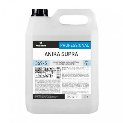 Anika Supra Концентрат для чистки бассейна от жиров, мыла и грязи 5 л