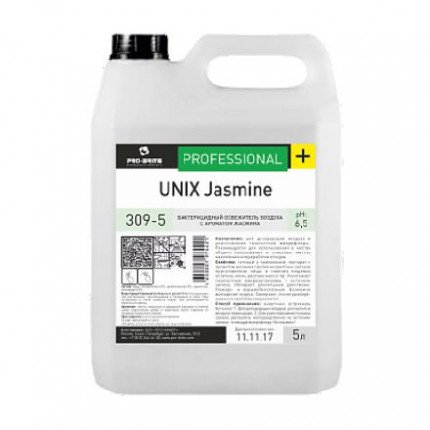 Unix Jasmine жидкий освежитель воздуха с дезинфицирующим эффектом и ароматом жасмина 5 л