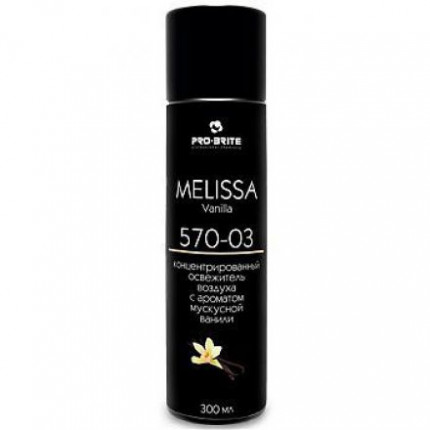 Melissa Vanilla концентрированный аэрозольный освежитель воздуха с ароматом мускусной ванили 300 мл