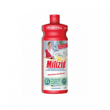 Milizid Citro (Милицид Цитро) - Кислотное средство для очистки санитарных зон с цитрусовым ароматом 1л