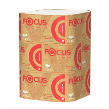 Полотенца Focus Premium V сложения 2 сл 23х23 см 200л 1/15 УПАК