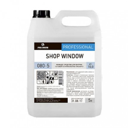 Shop Window Моющее средство для витрин готовый к применению препарат 5 л