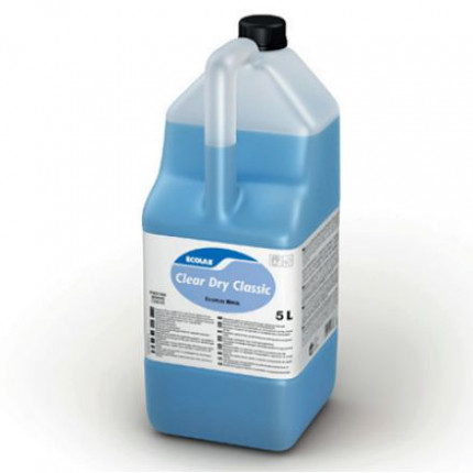Ecolab Clear Dry Classic жидкое средство для ополаскивания в посудомоечных машинах для мягкой воды и воды средней жесткости 5 л