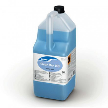 Ecolab Clear Dry HD высококонцентрированный ополаскиватель для посудомоечных машин для жёсткой воды 5 л