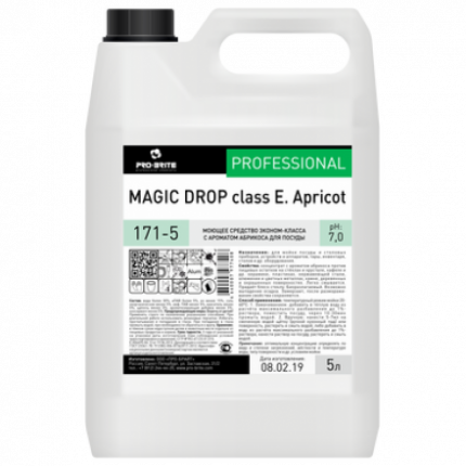 Magic Drop class E. Apricot средство эконом-класса с ароматом абрикоса для мойки посуды 5л