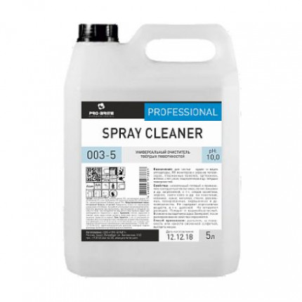 SPRAY CLEANER Универсальный очиститель твёрдых поверхностей 5 л