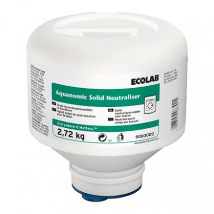 Ecolab Aquanomic Solid Neutraliser концентрированное твердое средство для нейтрализации остаточной щелочности 2,72кг