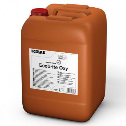 Ecolab Ecobrite Oxy высокотемпературный отбеливатель на основе кислорода для любых тканей, кроме шерсти и шелка 20 л