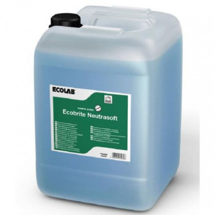 Ecolab Ecobrite Neutrasoft кондиционер-ополаскиватель для белья с нейтрализатором с приятным ароматом 20 л