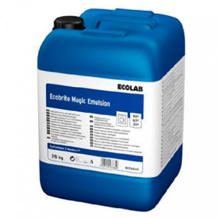 Ecolab Ecobrite Magic Emulsion комплексное средство для стирки белья 25 кг