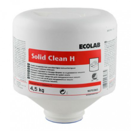 Ecolab Solid Clean H концентрированное твердое моющее средство для посудомоечных машин для жесткой воды 4,5 кг