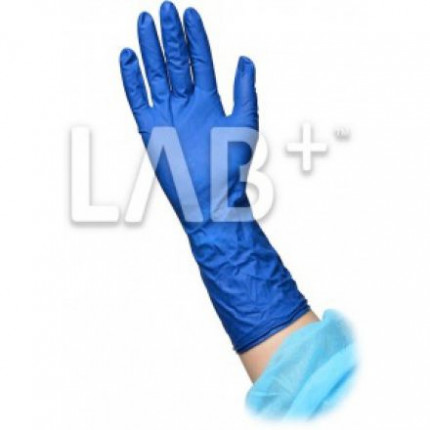 LAB+ Перчатки латексные High Risk M 50 штук в упаковке 10 упаковок в коробе LAB032 20%