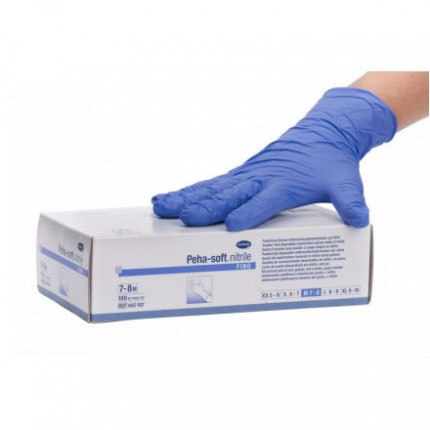 Перчатки нитриловые Kimberly-Clark KleenGuard G10 Flex Blue синие M 50 пар