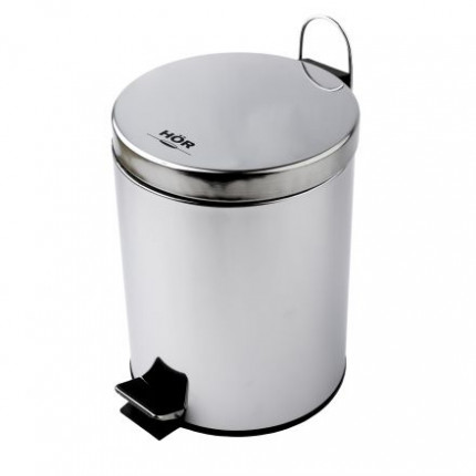 Контейнер для мусора HOR-10018 MM-5L 5л нержавеющая сталь глянец